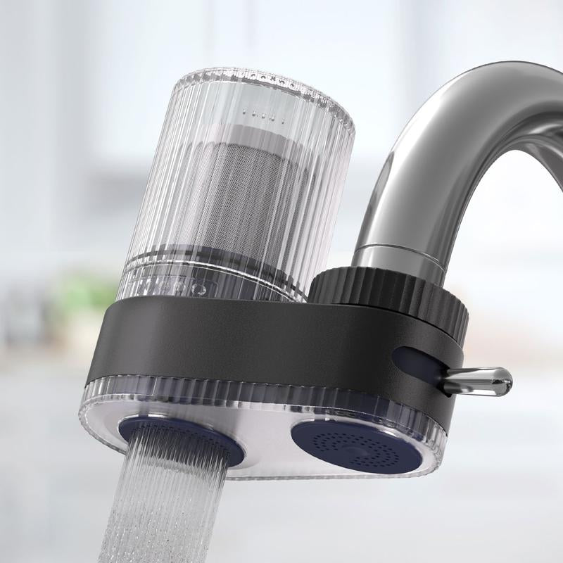 Transform Your Tap Water with MUNBYN's Multi-Functional Faucet Filter – 7 Layers of Filtration for Pure, Refreshing Water in Your Kitchen and Bathroom